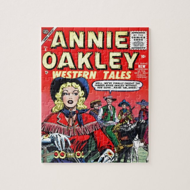 Cowgirl Annie Oakley Jigsaw Puzzle (Vertical)