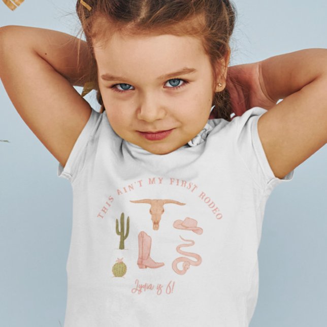 Cowgirl Any Age Birthday Party  T-Shirt (Creator Uploaded)
