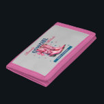 Cowgirl Attitude Boots Born to Dance Trifold Wallet<br><div class="desc">Show off your cowgirl spirit with this stylish "Cowgirl Attitude – Born to Dance" t-shirt! Featuring a pair of pink cowboy boots adorned with croquette bow, this design is set in vibrant pink and teal tones with elegant script calligraphy. Whether you're two-stepping, line dancing, or just embracing your western style,...</div>
