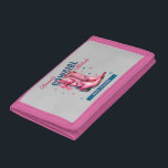 Cowgirl Attitude Boots Born to Dance Trifold Wallet<br><div class="desc">Show off your cowgirl spirit with this stylish "Cowgirl Attitude – Born to Dance" t-shirt! Featuring a pair of pink cowboy boots adorned with croquette bow, this design is set in vibrant pink and teal tones with elegant script calligraphy. Whether you're two-stepping, line dancing, or just embracing your western style,...</div>