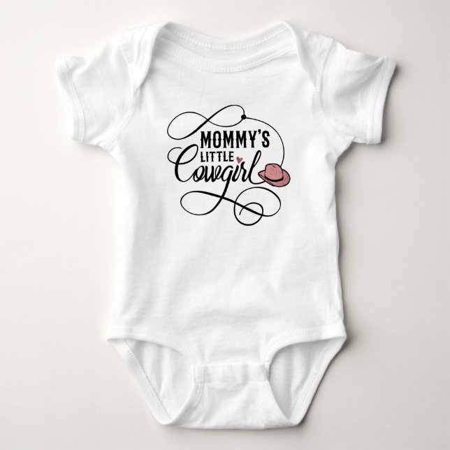 Cowgirl Baby and Toddler Clothes Baby Bodysuit (Front)