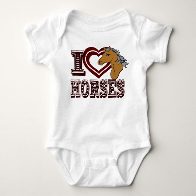 Cowgirl Baby and Toddler Clothes Baby Bodysuit (Front)