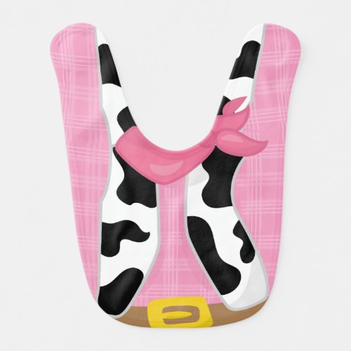 Cowgirl Baby Bib