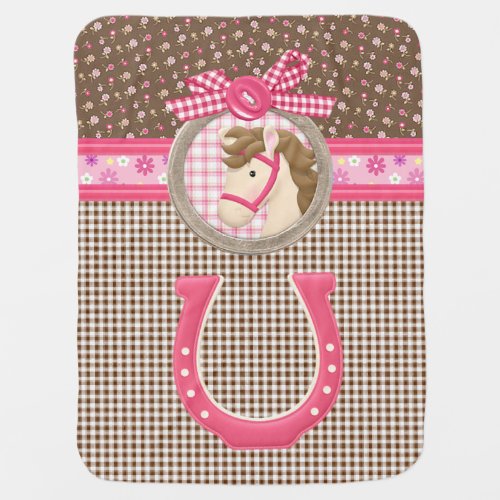 Cowgirl Baby Blanket