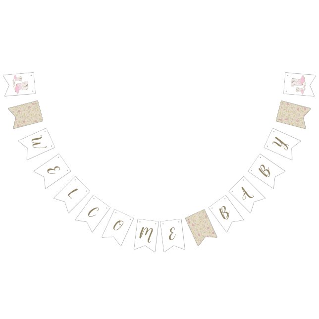 Cowgirl Baby Shower Bunting Flags (All)