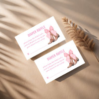 Cowgirl baby shower diaper raffle