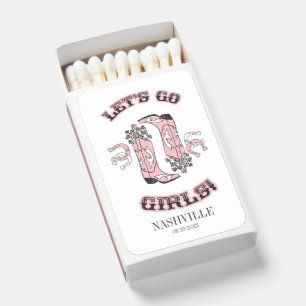 Cowgirl Bachelorette Matchboxes