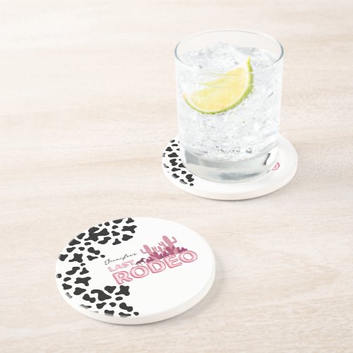 Cowgirl bachelorette party Last Rodeo  Coaster