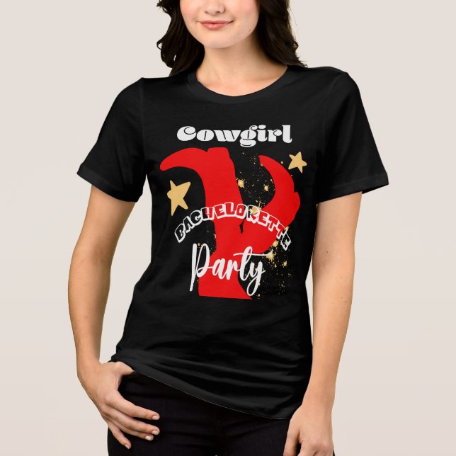 Cowgirl Bachelorette Party Tee (Front)
