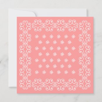 Cowgirl Bandana Pink Invitations Go Western Party by layooper at Zazzle