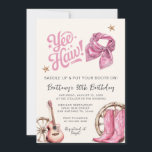 Cowgirl Birthday Boots & Bows 30th Birthday  Invitation<br><div class="desc">Cowgirl Boot Western Invitation.
Rustic 30th Western Cowgirl Birthday.
Saddle up,  put boots on,  rustic chic birthday,  Rustic cowgirl birthday.
Western Rustic 30th,  40th Cowgirl Birthday.
Western Cowgirl Birthday Boots & Bows.</div>