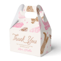 Cowgirl Birthday Party Favor Boxes