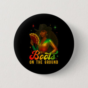 Cowgirl Boots On The Ground Juneteenth Where Them Button