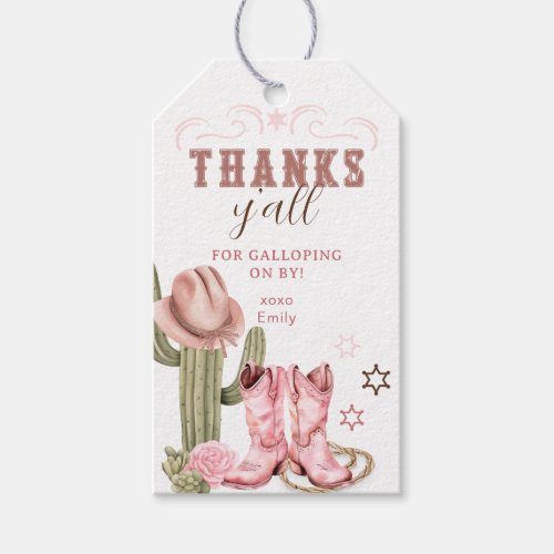 Cowgirl Boots Western Favor Tag