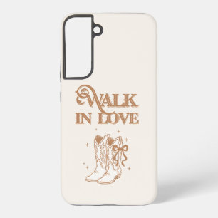 Cowgirl Boots Western walk in love Samsung Galaxy S22+ Case