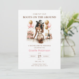 Cowgirl Bridal Shower Invitation