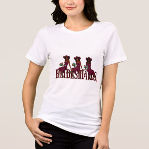 Cowgirl Bridesmaid Vibes T-shirt  Tri-Blend Shirt