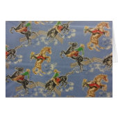 Cowgirl Bronc Rider (Front Horizontal)