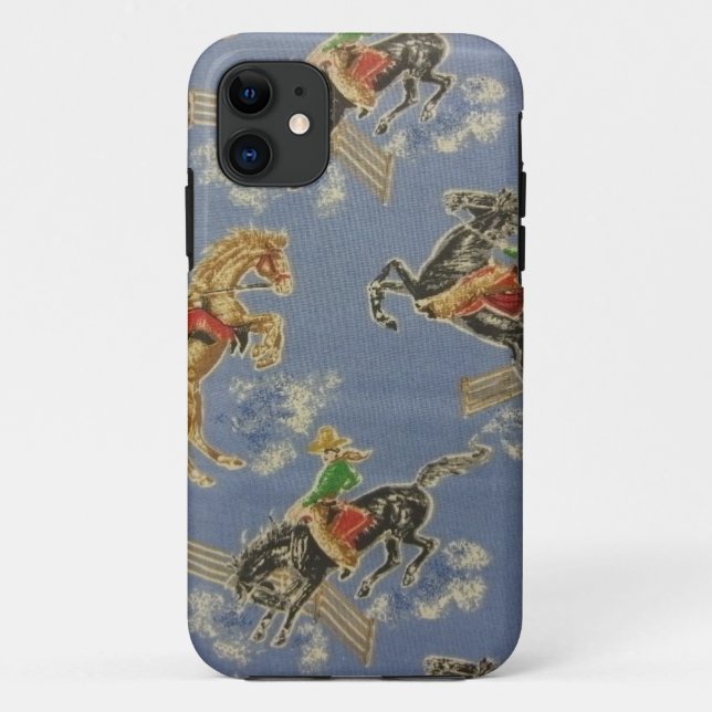 Cowgirl Bronc Rider Case-Mate iPhone Case (Back)