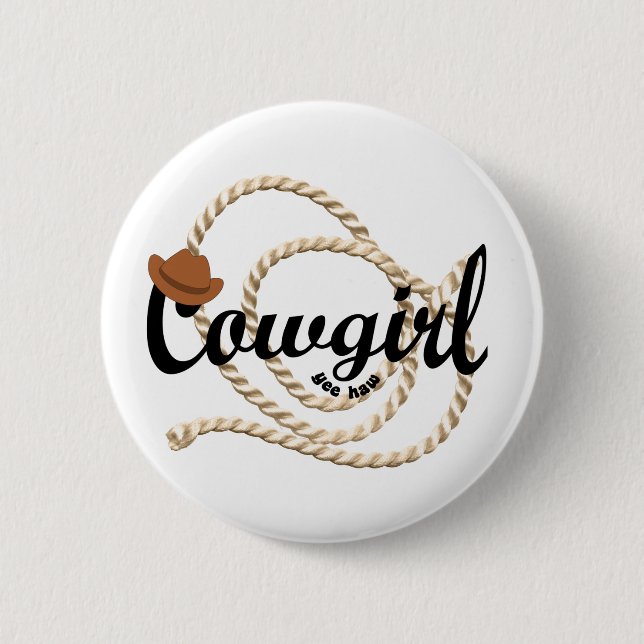 Cowgirl Button (Front)
