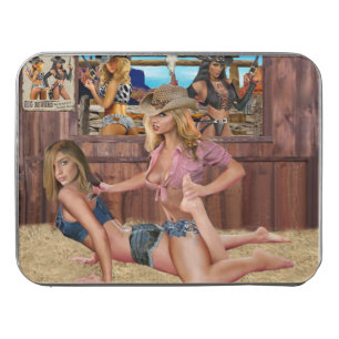 COWGIRL CATFIGHT WRESTLING #2 JIGSAW PUZZLE