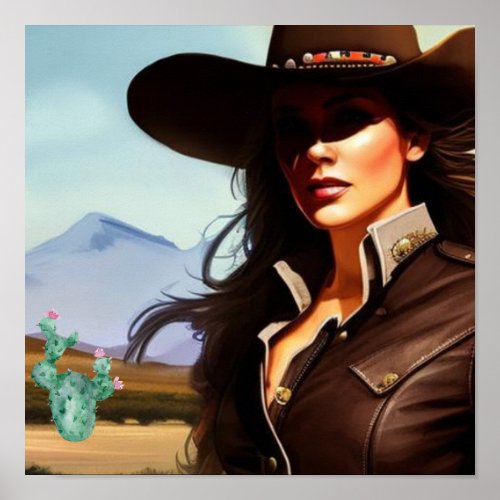 Cowgirl Chic Poster