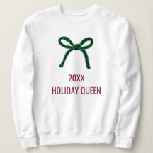 Cowgirl Christmas Burgundy Green Bow Custom Gifts