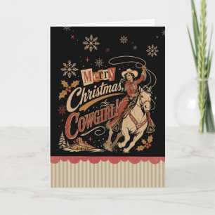 Cowgirl Christmas Card