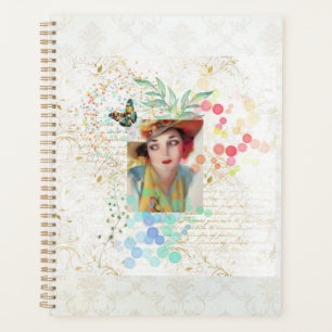 Cowgirl Collage in the Art Deco style. Planner