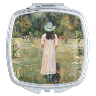 Cowgirl Compact Mirror