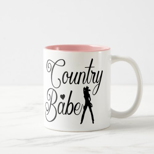 Cowgirl Country Girl Western Line Dancing Rodeo Two_Tone Coffee Mug