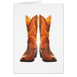 Cowgirl & Cowboy Western Boots Cards