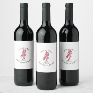Cowgirl Crew Bachelorette Bash Wine Label
