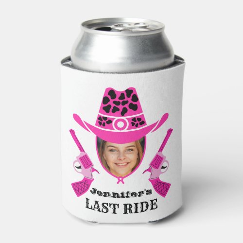 Cowgirl Custom Photo   Can Cooler