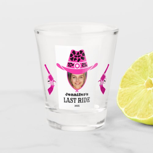 Cowgirl Custom Photo   Shot Glass