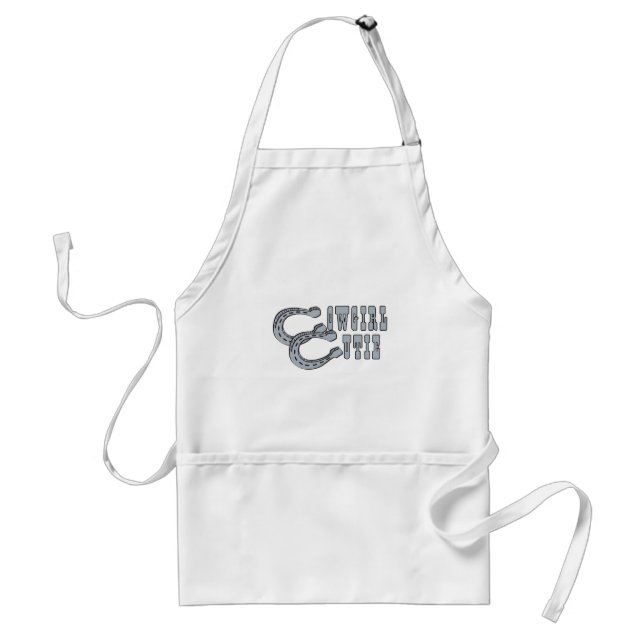 Cowgirl Cutie Adult Apron (Front)