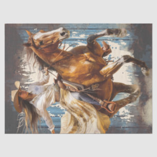 Cowgirl Decoupage Tissue Paper