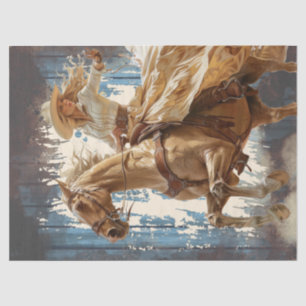 Cowgirl Decoupage Tissue Paper