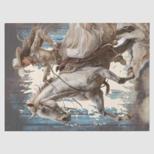Cowgirl Decoupage Tissue Paper