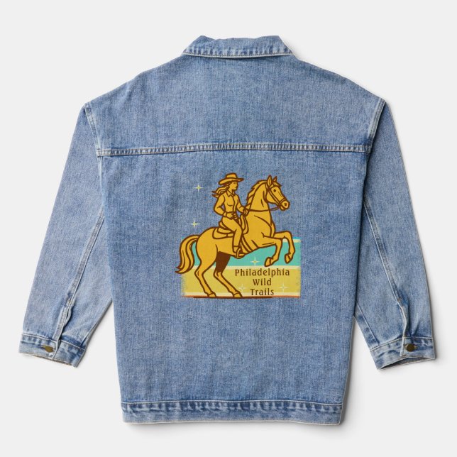 cowgirl denim jacket (Back)