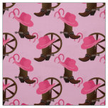 Cowgirl Design Pink Fabric