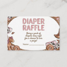 Cowgirl Diaper Raffle