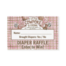 Cowgirl Diaper Raffle