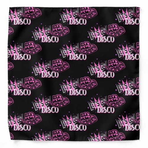 Cowgirl Disco Bachelorette Lets Go Last Ride Rodeo Bandana