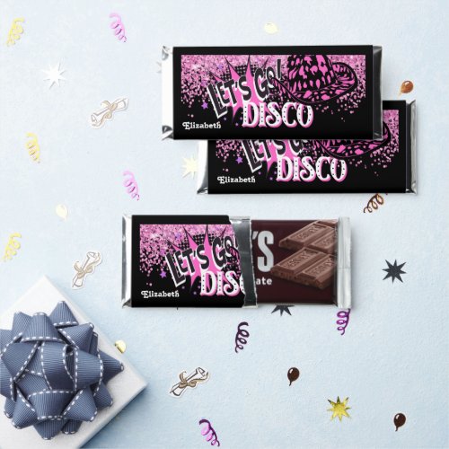 Cowgirl Disco Bachelorette Lets Go Last Ride Rodeo Hershey Bar Favors
