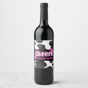 Cowgirl Disco Cheers Wine Label