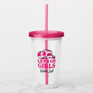 Cowgirl Disco Last Rodeo Bachelorette Acrylic Tumb Acrylic Tumbler
