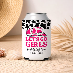 Cowgirl Disco Last Rodeo Bachelorette Can Cooler