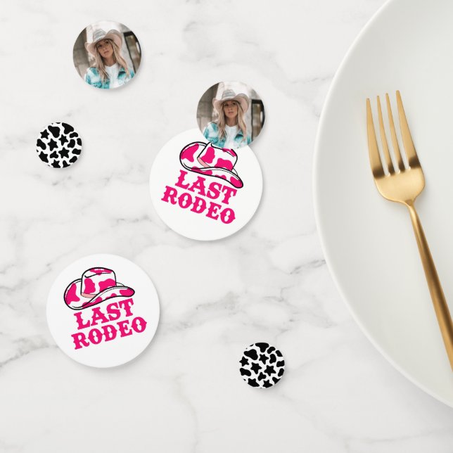 Cowgirl Disco Last Rodeo Bachelorette Confetti (Group)