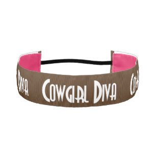 "Cowgirl Diva" Hair Band Athletic Headband